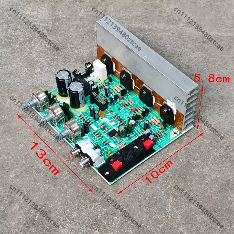 200W 4 Transistor 2.0 Channel Audio Amplifier Board With Tone Control HIFI Speaker DIY Sound Modification Accessory