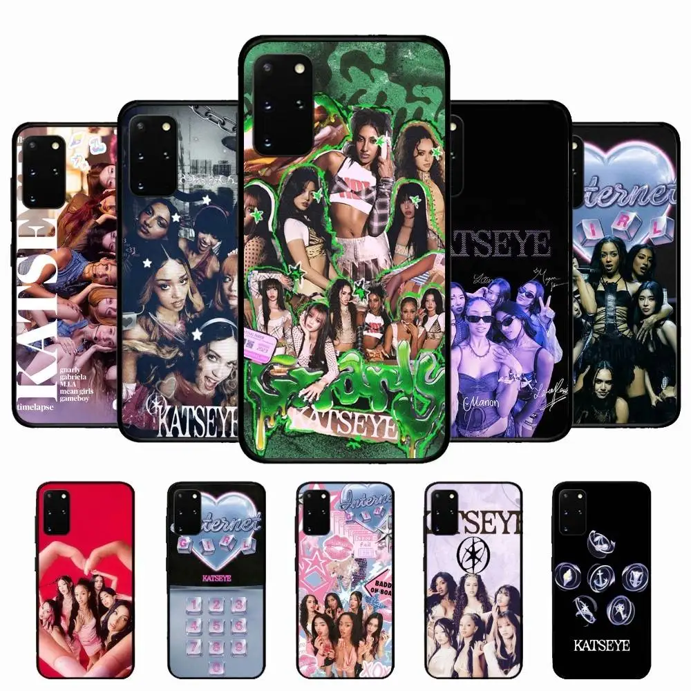 Global Pop Group K-Katseye Phone Case For Samsung S 24 Fe 25 Ultra Plus 20 Lite 21 30 22 23 24 22 Ultra 5G Fundas