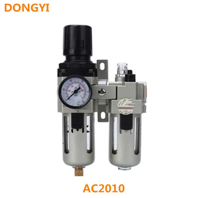 

High Quality Air Pump Compressor Oil Filter Regulator Trap Pneumatic Water Separator Pressure Manual Drainage Supply AC2010-02