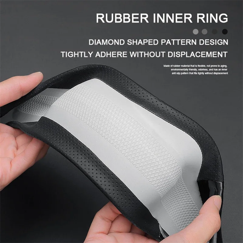 سيارة ألياف الكربون الجلود غطاء عجلة القيادة ل أكورا MDX NSX TLX RDX ILX RLX RL CDX TLX-L TL ZDX ADX TSX RSX إنتيجرا نوع-S #2