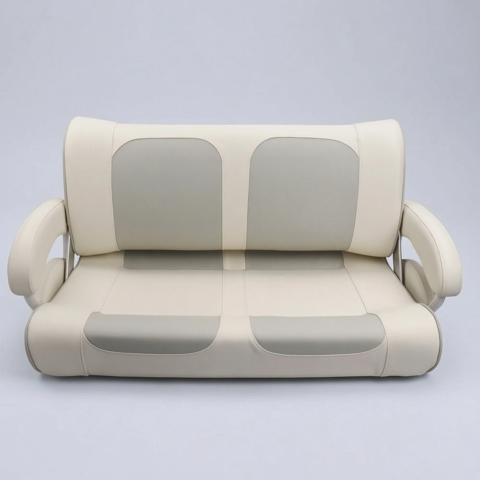 Marine Sofa Comfy Double Boat Seat Double Seat Long-Lasting Seating Tough for Yacht Owners, Boats, Yachts