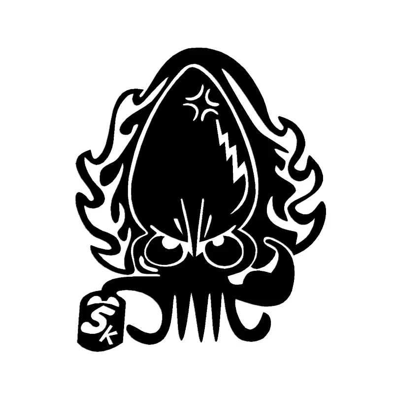 Car Stickers Octopus Squid Reflective Car Window Sticker Waterproof Fishing Box Decor Decals.