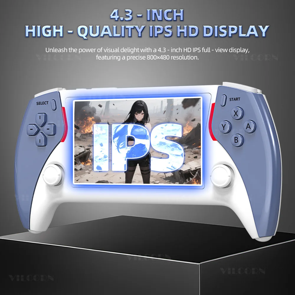 VILCORN Project X Pro Handheld Game Console for PSP PS1 SNES Emulators Portable Consoles Retro Drive Pocket Video Games for Boy