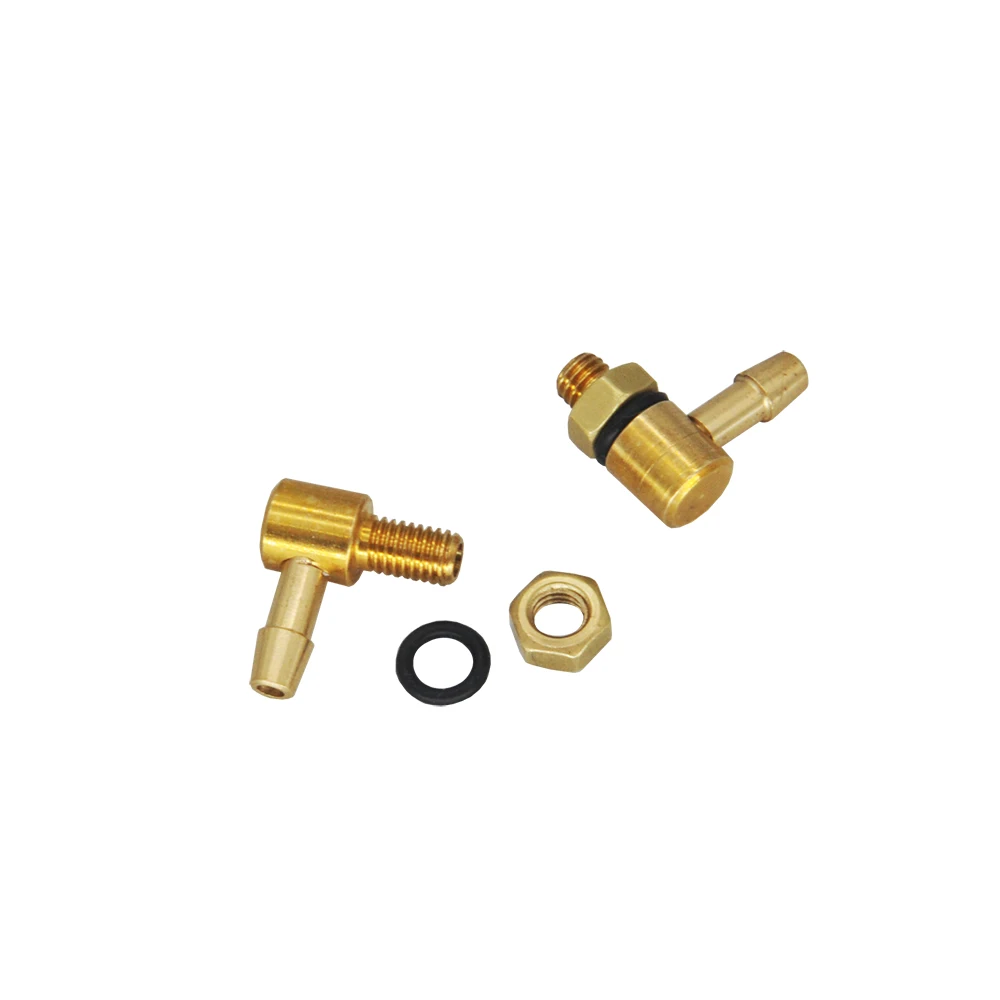 M5 Ottone 90 Gradi L Tipo Rame Ugello di Raffreddamento Ad Acqua Ugelli di Ingresso Olio Carburante Per RC Metanolo/Benzina/Parti del Serbatoio Barca Elettrica
