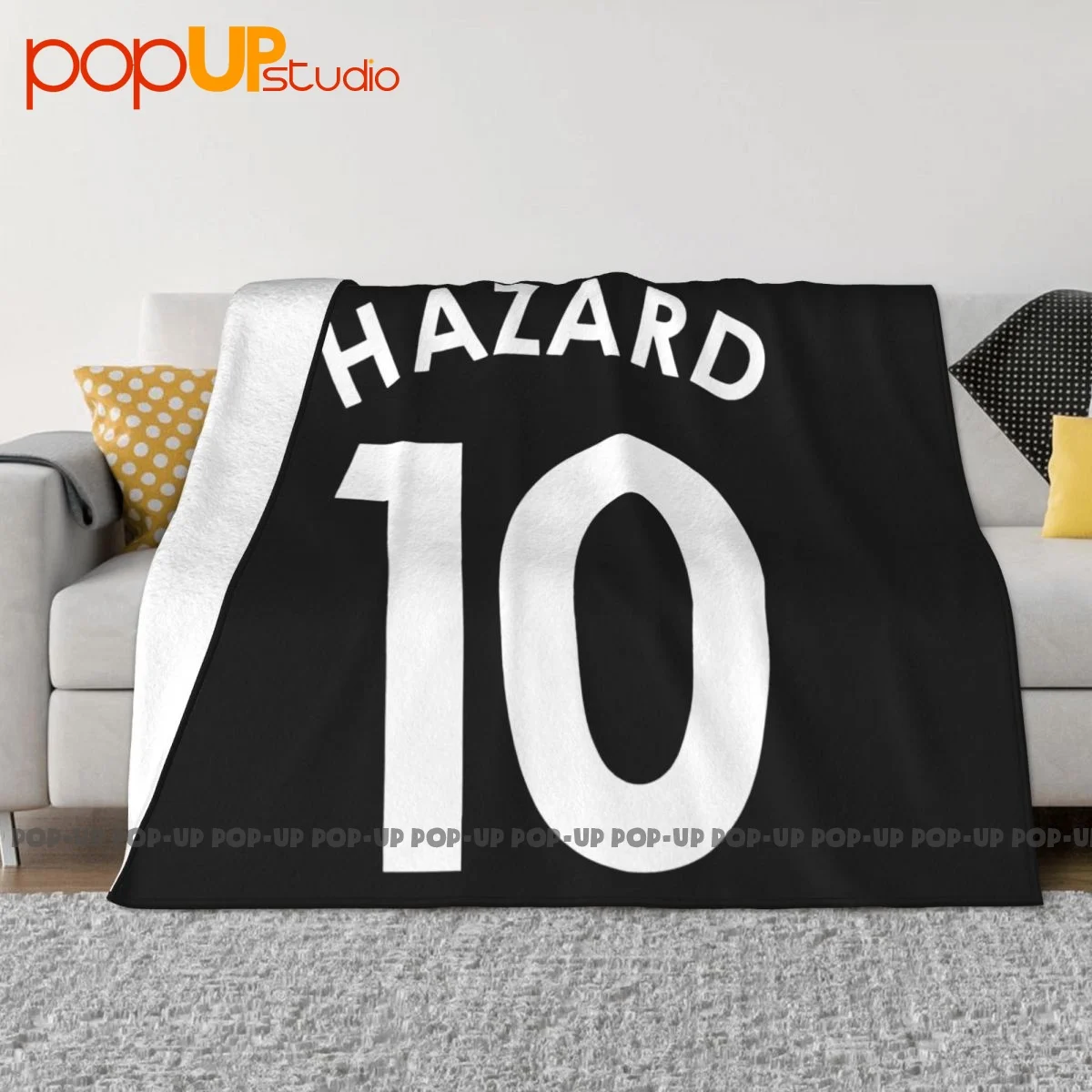 Eden Hazard No.10 Football Blanket Classic Plus Velvet Home Decotation