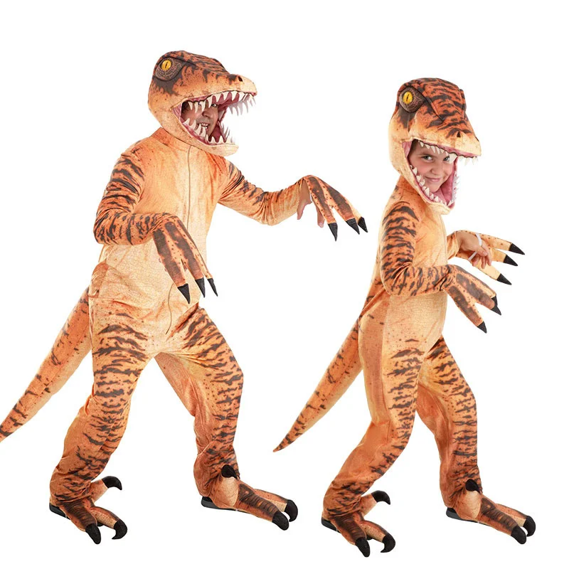 

Hot T-Rex Dinosaur Costume Purim Halloween Party Cosplay Fancy Suits Mascot World Tyrannosaurus Cartoon Dress for Adult Kids