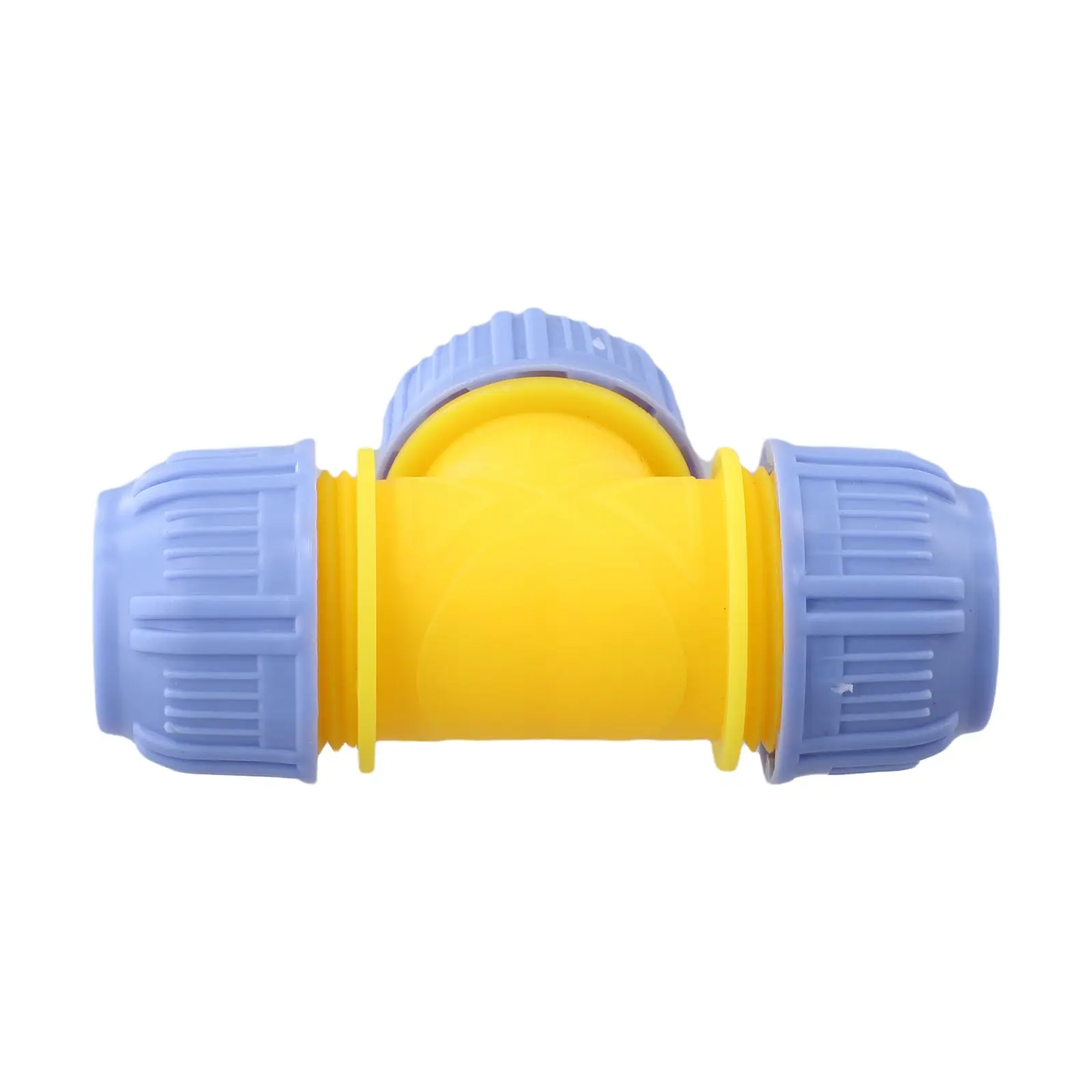 4PC Water Hose Connector Docking Device PP Material Tee Joint For Garden Yard Irrigation System Pipe Extension And Distribution