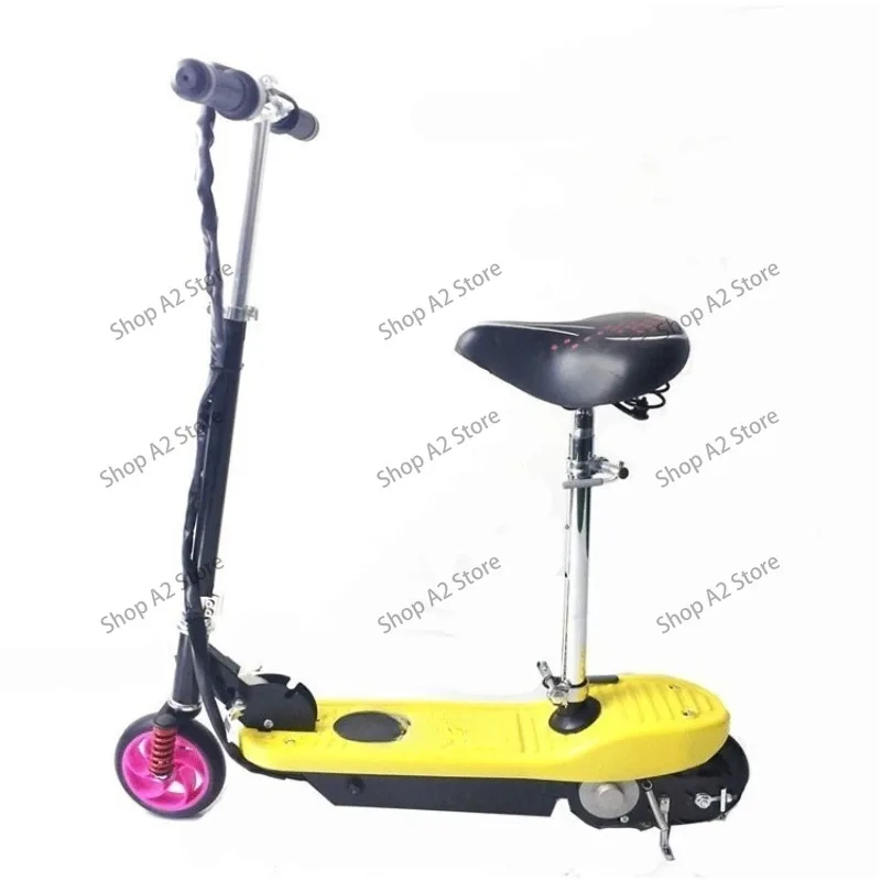 Electric Adult Folding scooter School Office view 4