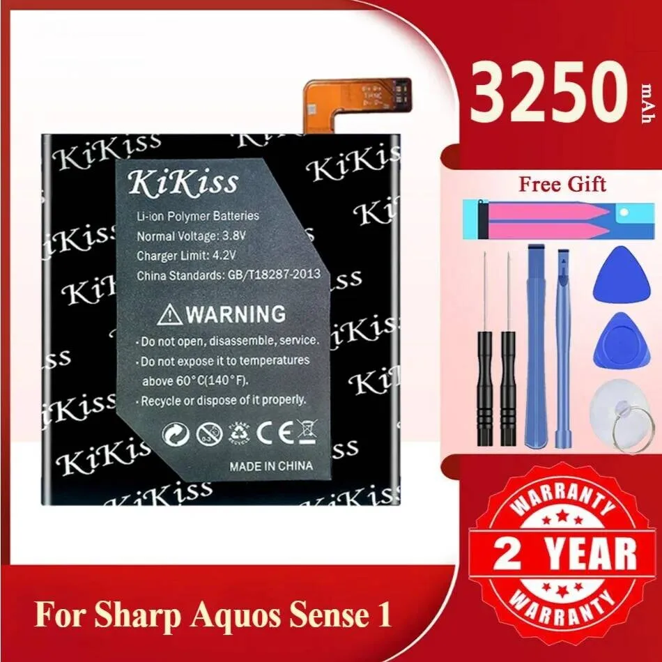 

UBATIA289AFN2 Aquos Sense 1 3250 мАч аккумулятор мобильного телефона для Sharp перезаряжаемый прочный