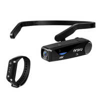 Fast Delivery ORDRO EP6 POV Vlog Mini Wifi Head Wearable Professional Video Camera