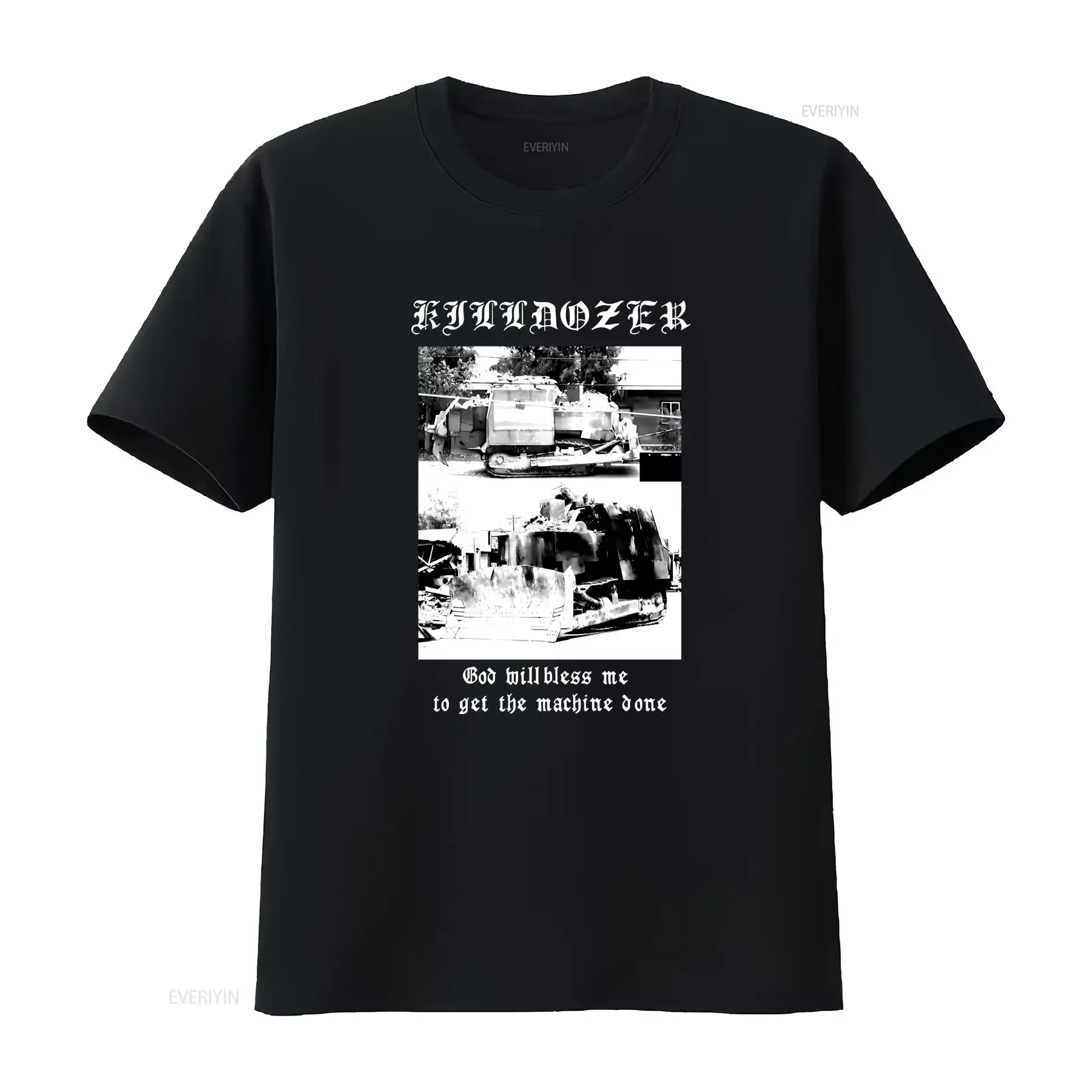 KILLDOZER Alternative Classic T-Shirt Größe S-5XL, auch als Lang- oder Kurzarm bekannt, Vintage-Waschung, Unisex, leicht männlich, modisch
