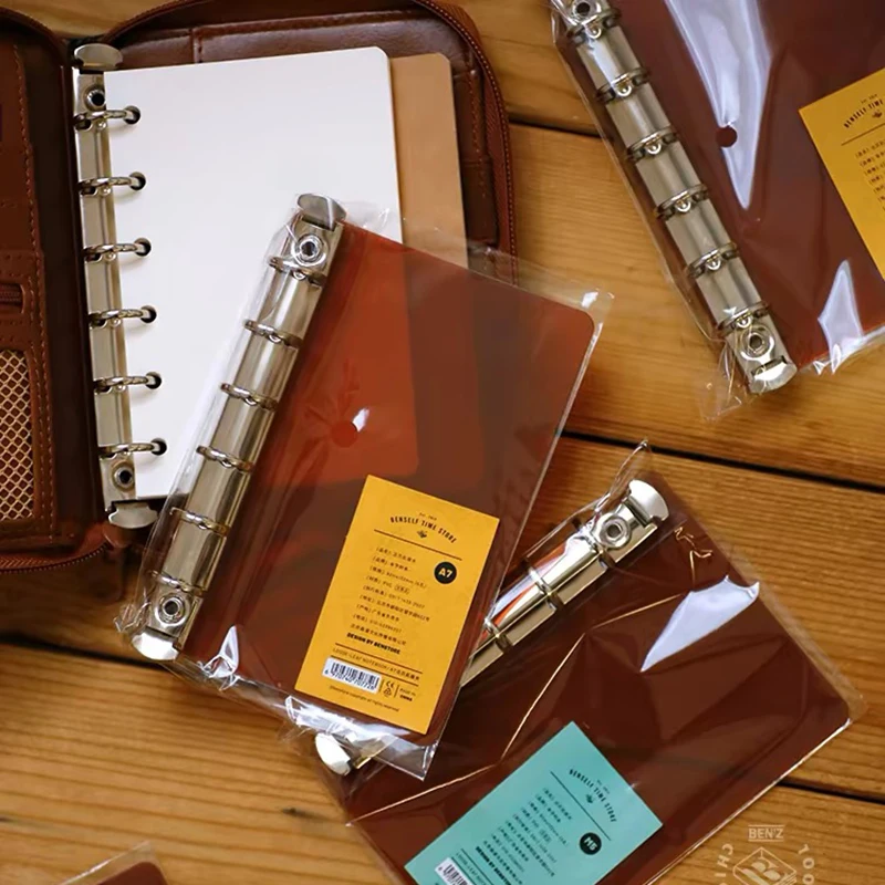 

M5 A7 Ring Binder buckle Metal Loose-leaf Exhibition insert Detachable 5/6 holes Clip File Folder shell Notebook board Planner