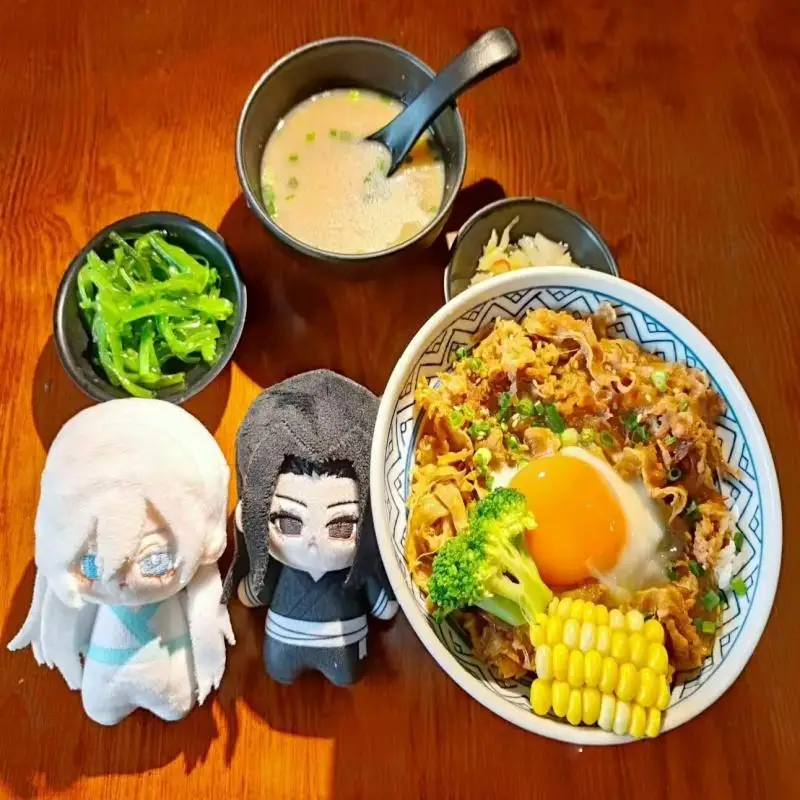 Reverend lnsanity الحب العظيم الخالد زون غو يو فانغ يوان باي بينغ سمة 10 سنتيمتر دمية القطن دمية المحيطة