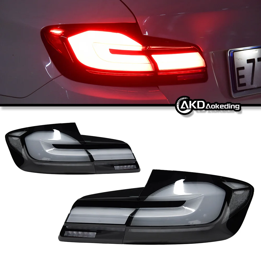 

For BMW 5 Series F10 tail light assembly F18 modification of 23 old and new 520 525 running water steering horse racing welcome