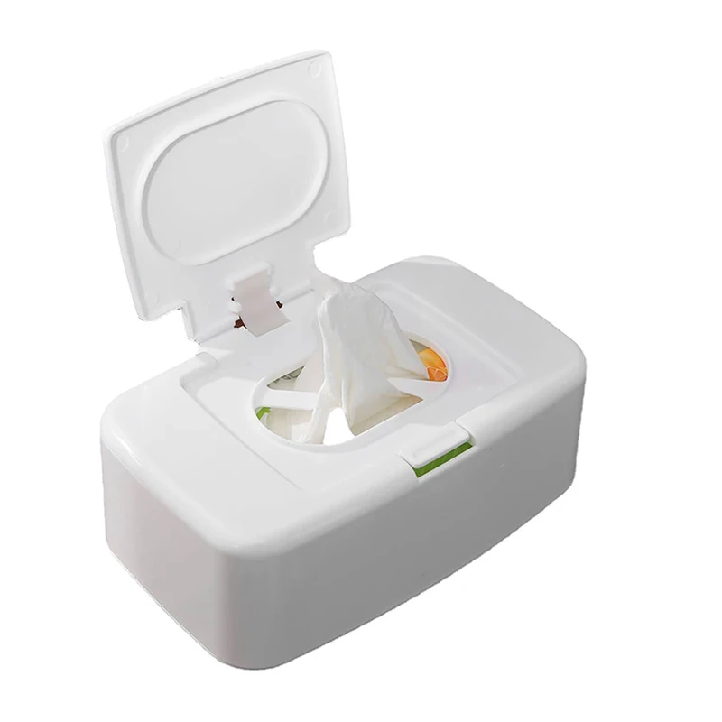 Wet Tissue Box Wipes Dispenser Portable Wipe Napkin Storage Box Holder Container For Car Home Office Plastic Tissue Box With Lid