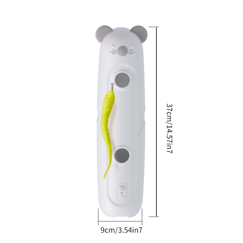 Electric Mobile Caterpillar Cat Toy, Automatic Interaction with Flash, Indoor and Outdoor Cat Play, Rechargeable