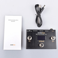 3 Customizable Pedals&5-Port Midi Routing Road Doremidi Fc-3 Pro Midi Foot Controller-Ready Aluminum Chassis for Live Looping