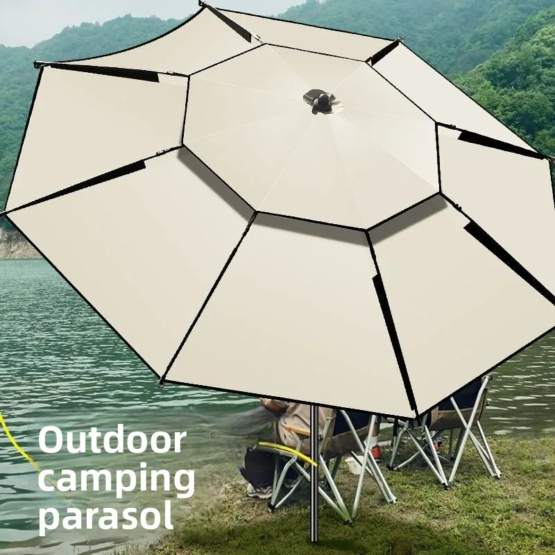 Outdoor Thickened Fishing Umbrella Sun Rain Shelter Walking Stick Shade Outdoor Sun Umbrella Fishing Umbrella Sun Umbrella
