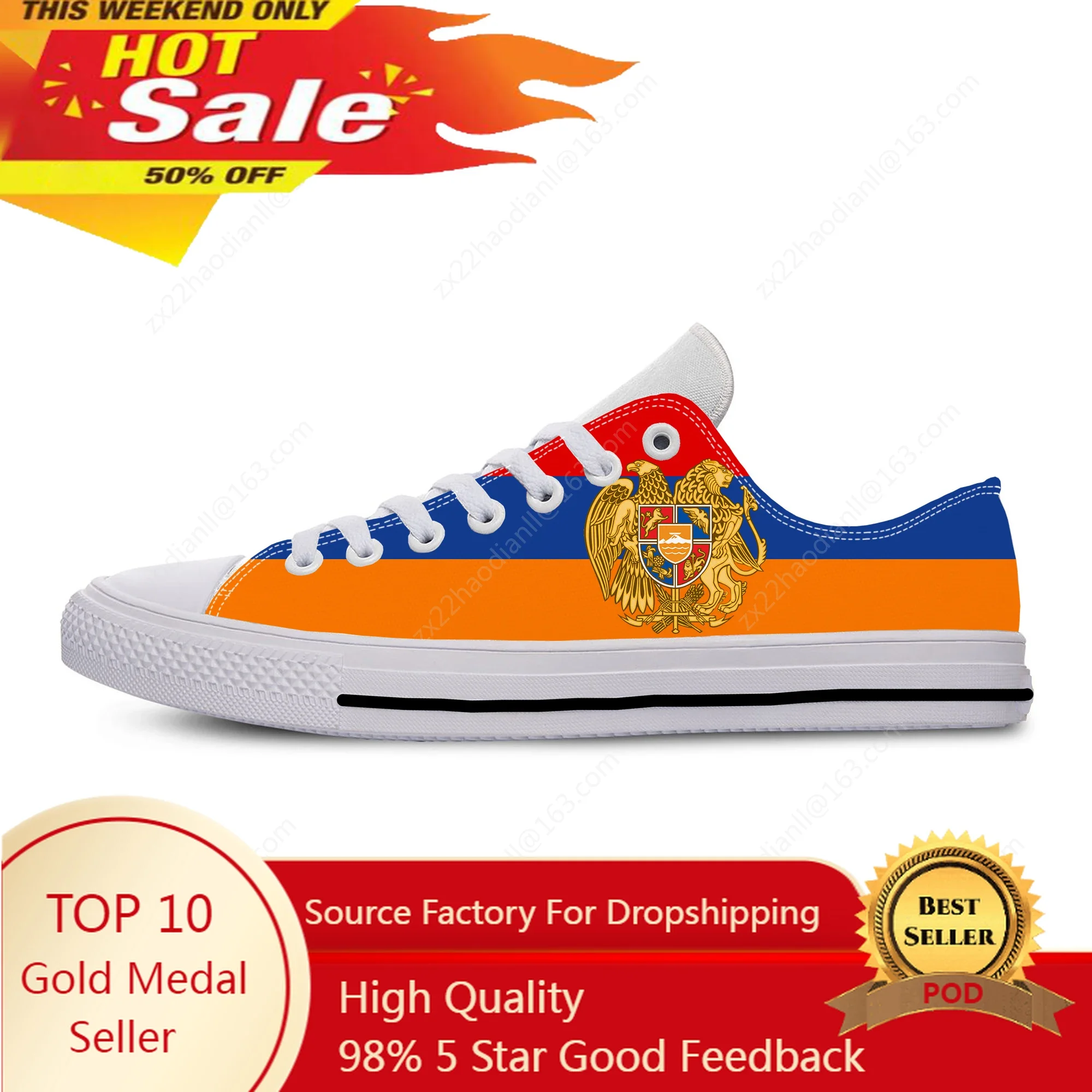 

Armenia Flag Low Top Sneakers Mens Womens Teenager Casual Shoes Canvas Running 3D Printed Shoes Breathable Lightweight shoe