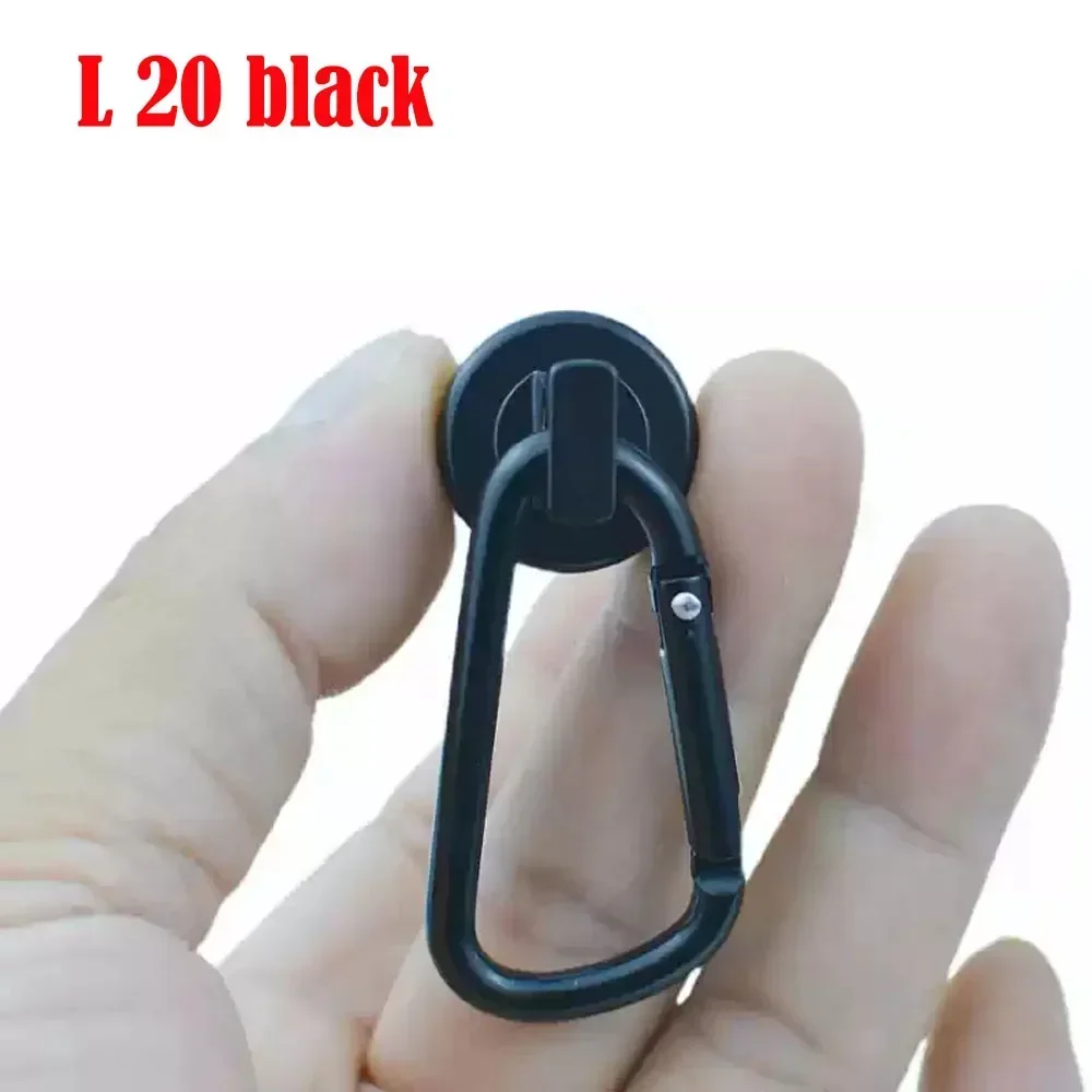 Magnetic Hooks Strong magnets Heavy Duty Neodymium Magnet Hooks With Swivel Carabiner Hook For Refrigerator Magnetic Materials