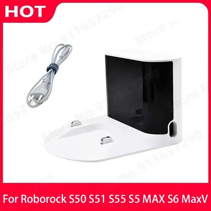 Original Charger Dock for Roborock S50 S51 S55 S5 MAX S6 S6MaxV E4 E5 Parts Robot Vacuum Cleaner Repair Accessories