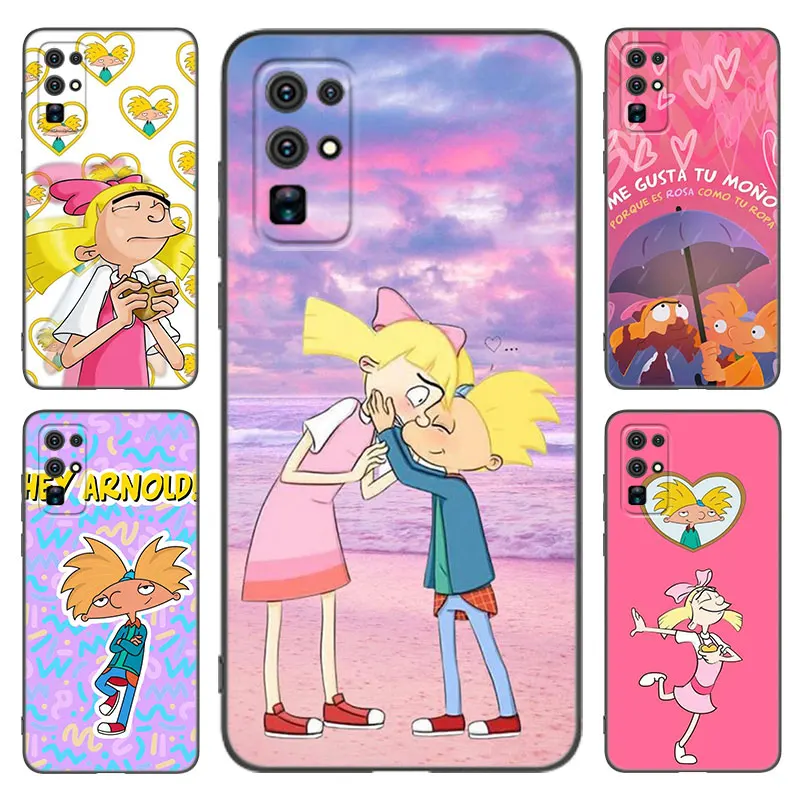Hey Arnold Hot Black Phone Case For Honor 70 90 200 Magic 4 5 6 Lite X5 X6A Plus X6 X6S X7A X7B X8 X8A X8B X9 4G X9A X9B 5G