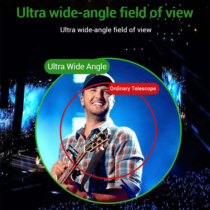 Potente monocolo 8-24X30 Zoom HD Caratteristiche portatili professionali di alta qualità per viaggi di campeggio Caccia Sport all'aria aperta