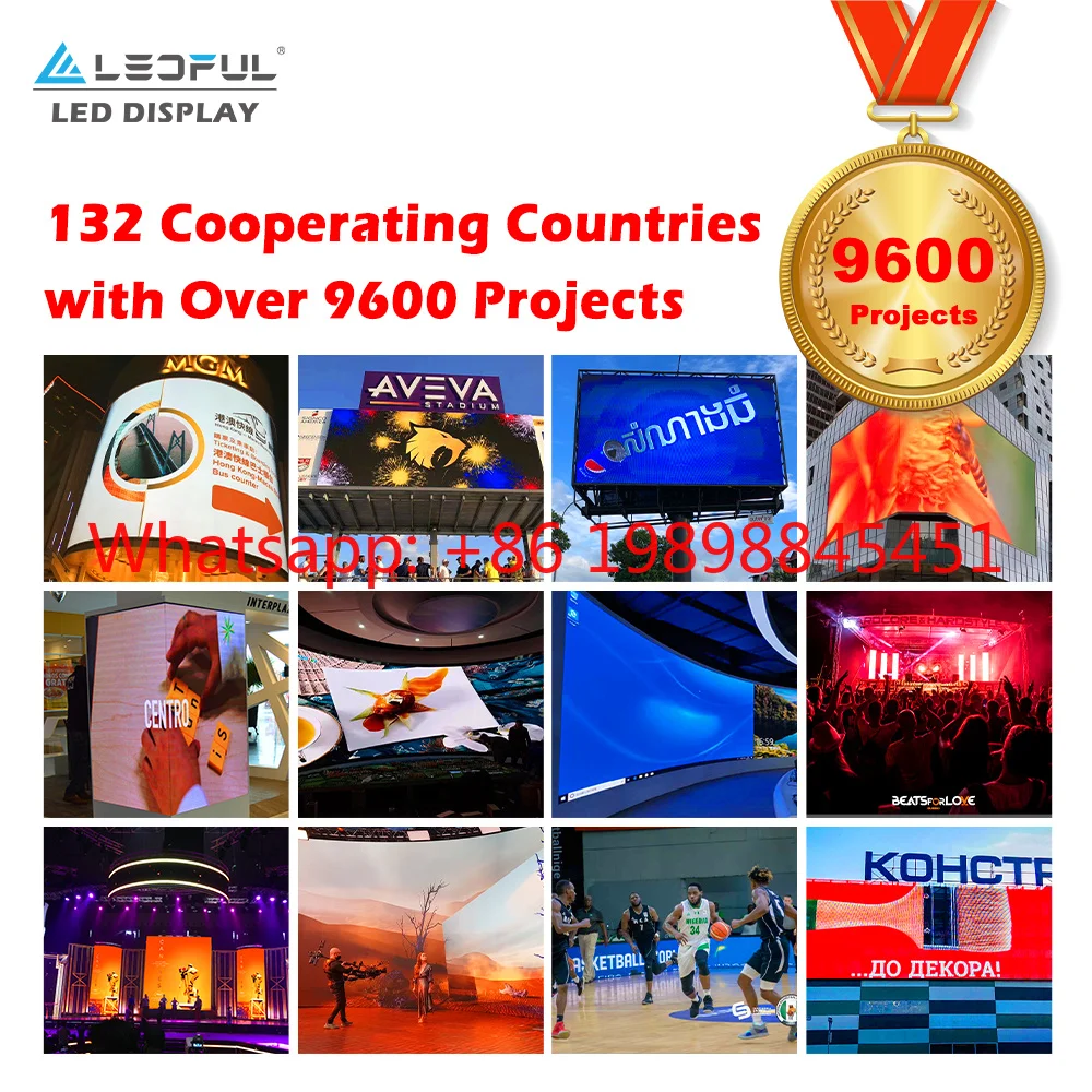 Custom Indoor LED Video Wall Module Panel P1.2 P1.5 P1.6 P1.8 P2 P2.5 P3 P4 Giant Advertising LED Screen