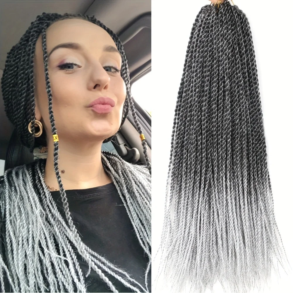 

18" crochet box braids synthetic braiding hair crochet braids box braids hair extention Havana Mambo Twist Crochet Braiding Hair