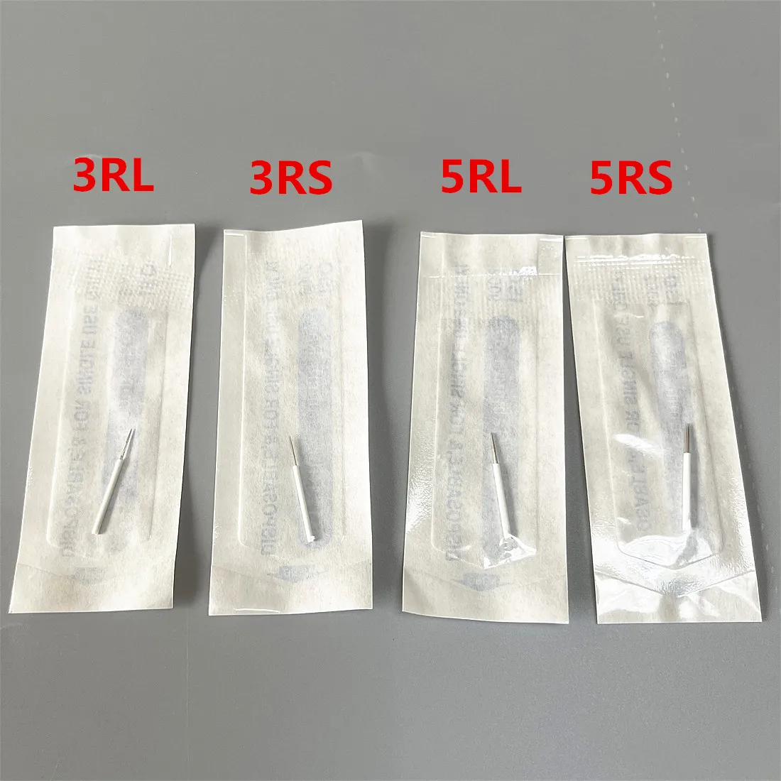 200pcs White 3MM Round Sharp Permanent Makeup Blade Shading Fog Eyebrow Tattoo Needle for Manual Pen