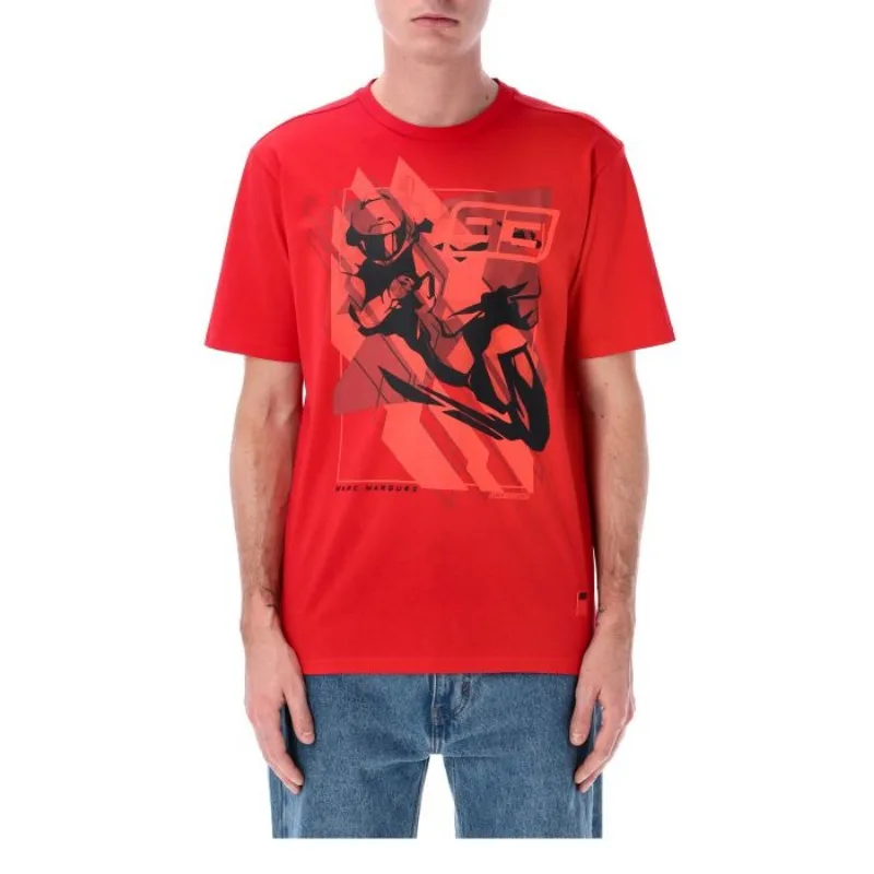 

2025 New Motorcycle Racing Team 89 Men's Casual Fashion Short Sleeved T-shirt Sports 3D Pattern Breathable