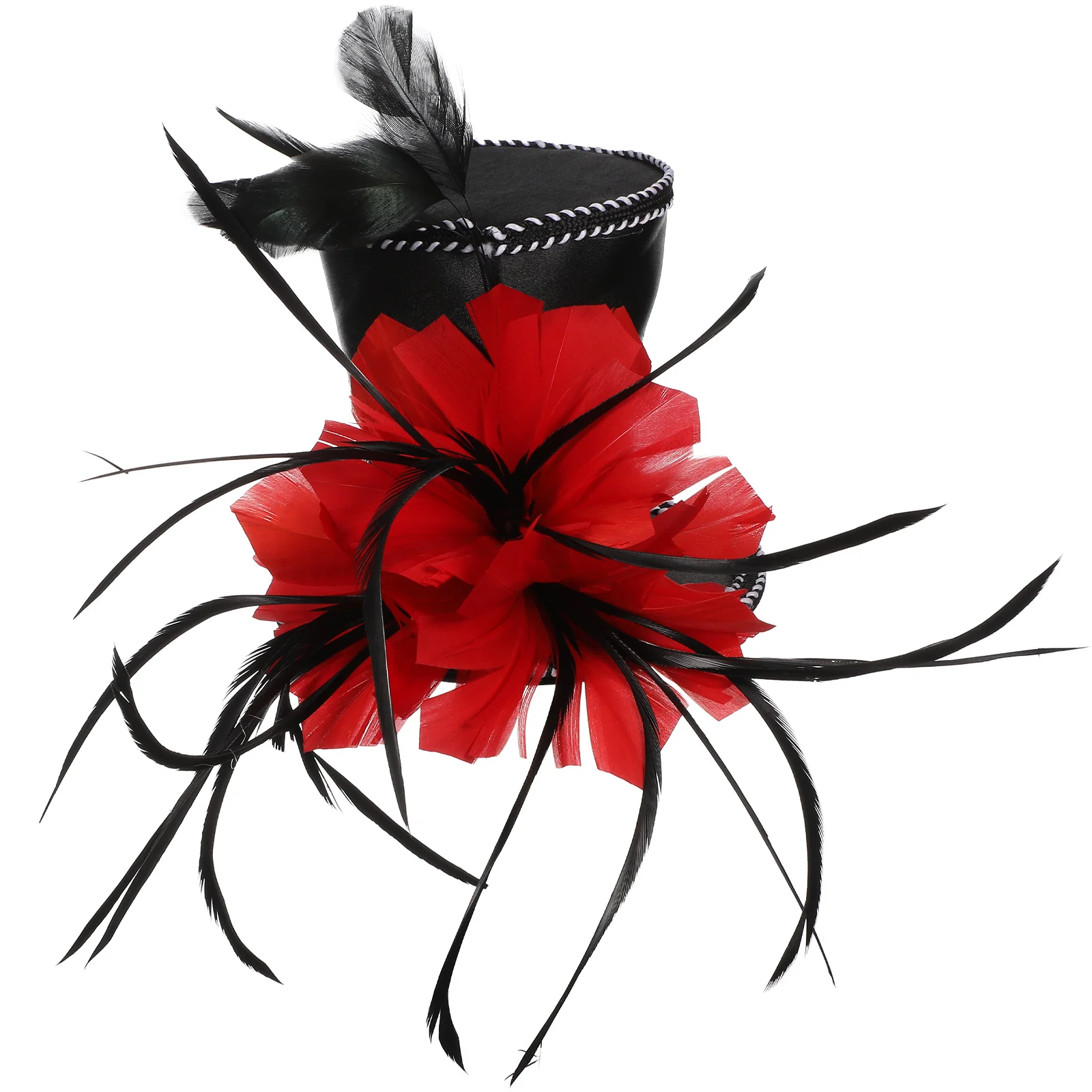 

Hat Headbands for Women Lightweight Comfortable Mini Top Hat Fascinator Party Costume Accessories Halloween Hair Band