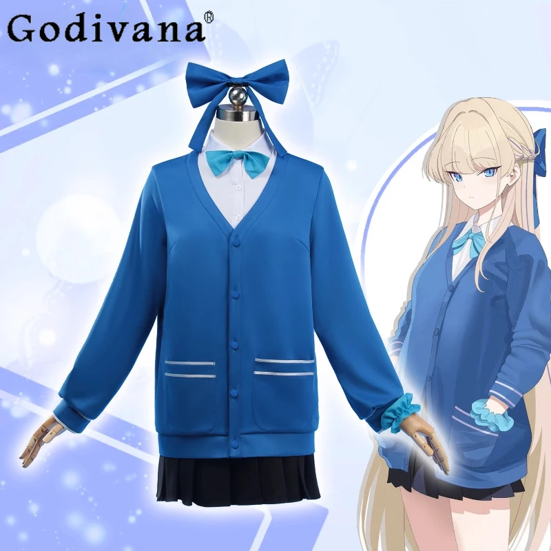 

JK Daily Uniform Cos Skirt Suit Student Headwear Anime School Uniform Cosplay Costume Women's Shirt Coat and Skirt Outfits