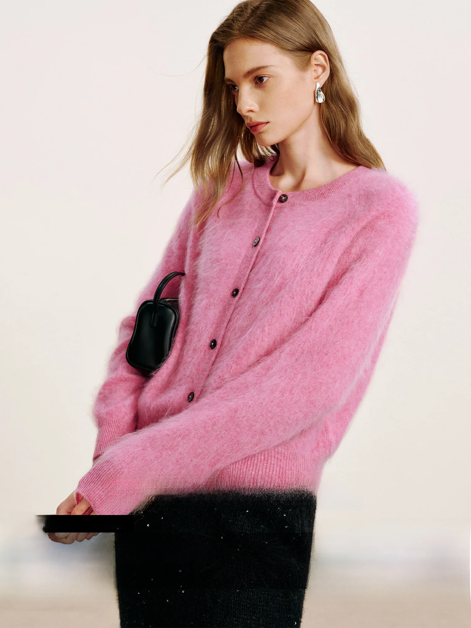 

Вязаный кардиган CA Iceberg "Little Warmth" с флисовой подкладкой и встроенными вставками, женский, на раннюю весну