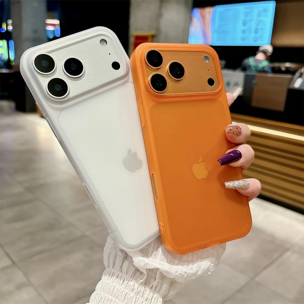 Luxury Translucent Matte Slim Phone Case For iPhone 17 17 Pro Max 17 Pro Shockproof Armor Frosted Ul