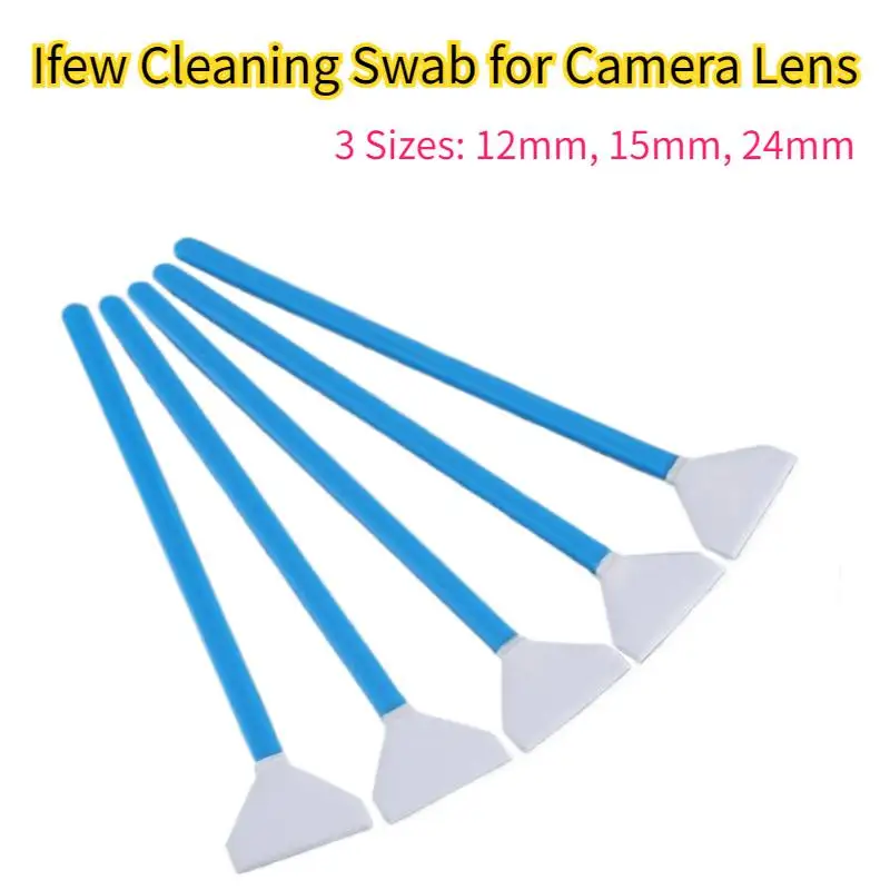 

10PCS Sensor Cleaning Kit Cleaner Swab Sticks Cleaning Swab for DSLR SLR CCD CMOS Digital Camera Lens Fiber Cloth Cleaner Tool