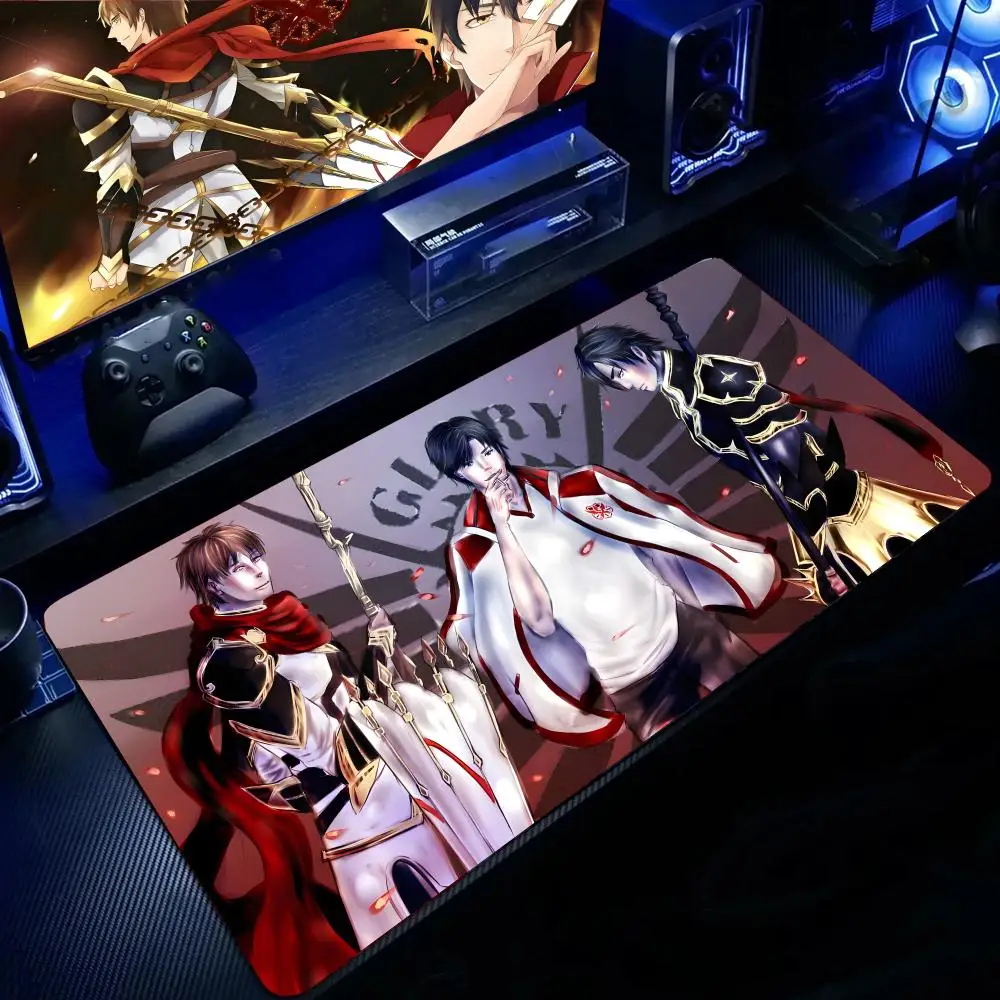 

The Kings Avatar Esports Anime Mouse Pad Mousepad Large Gaming Mouse Pad LockEdge Thickened Computer Keyboard Table Desk Mat