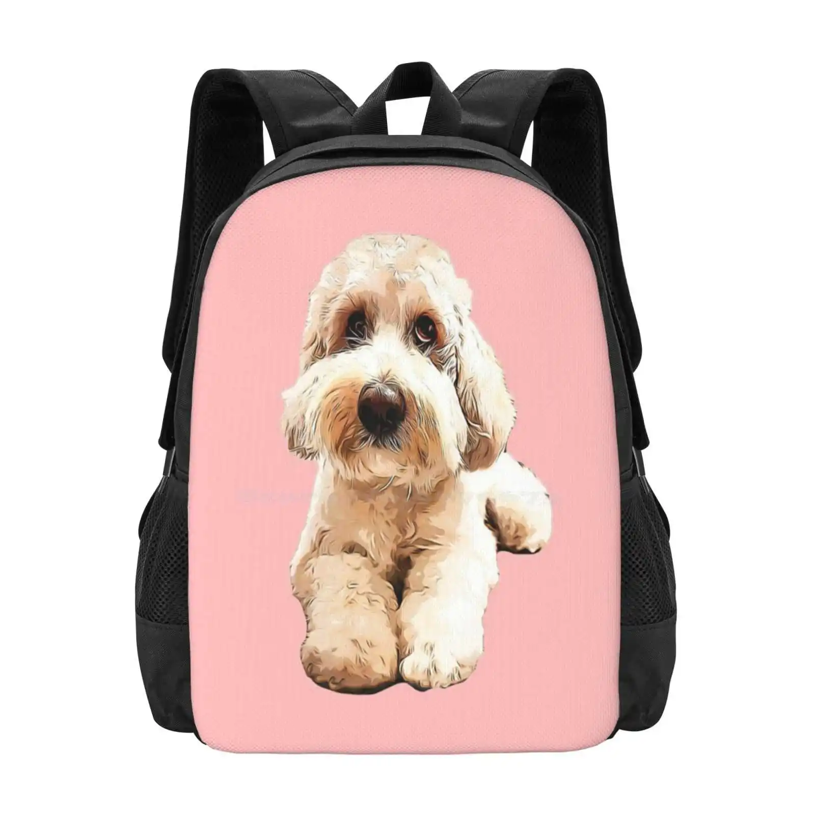 

Cockapoo Cockerpoo Spoodle Golden Hot Sale Schoolbag Backpack Fashion Bags Cavoodle Labradoodle Poodle Mix Mixed Breed Puppy