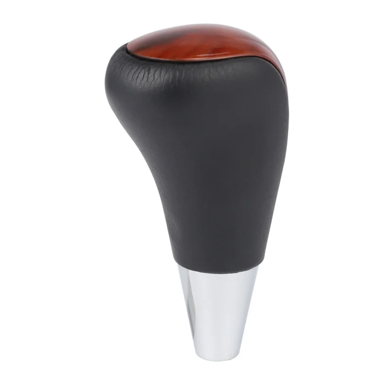2PCS Wood Grain Car Gear Shift Knob For Toyota Corolla Camry/Harrier Fortuner Crown Land Cruiser Lever Shifter Stick Accessories