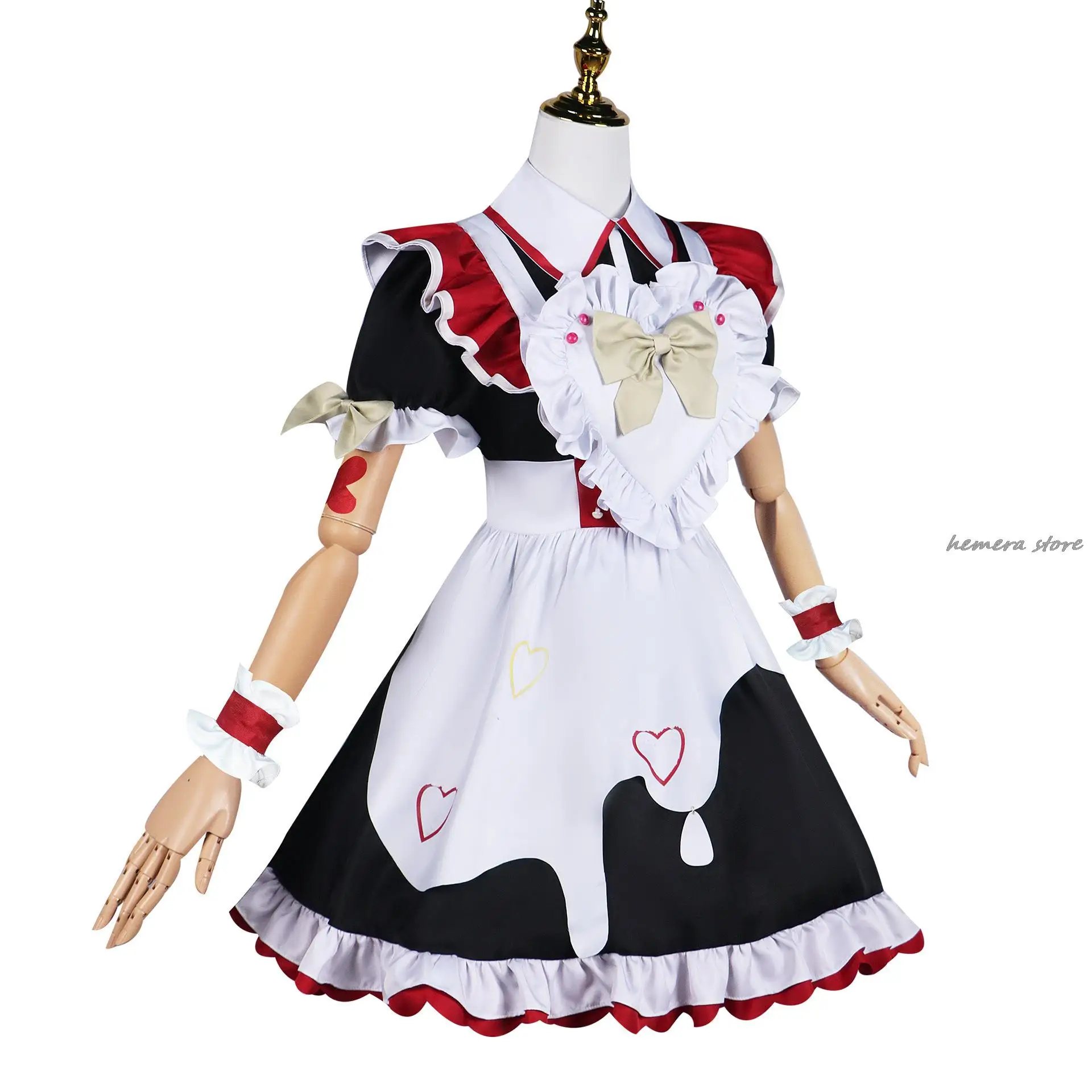 Game Needy Girl Overdosis/Behoeftige Streamer Overbelasting Ame KAngel Carnaval Kerst Lolita Party Kleding Halloween Cosplay Kostuum