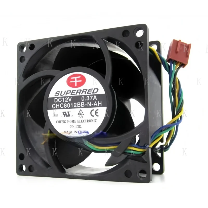 

C ДЛЯ высокоуровневого охлаждающего вентилятора CHC8012BB-N-AH 12 В 0,37 А 80*80*38 мм