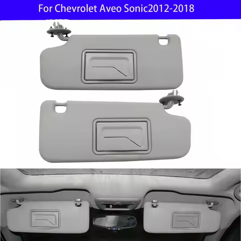 LHD For Chevrolet Aveo Sonic 2012 - 2018 Sunshade mirror for the driver and passenger to shield from the sun