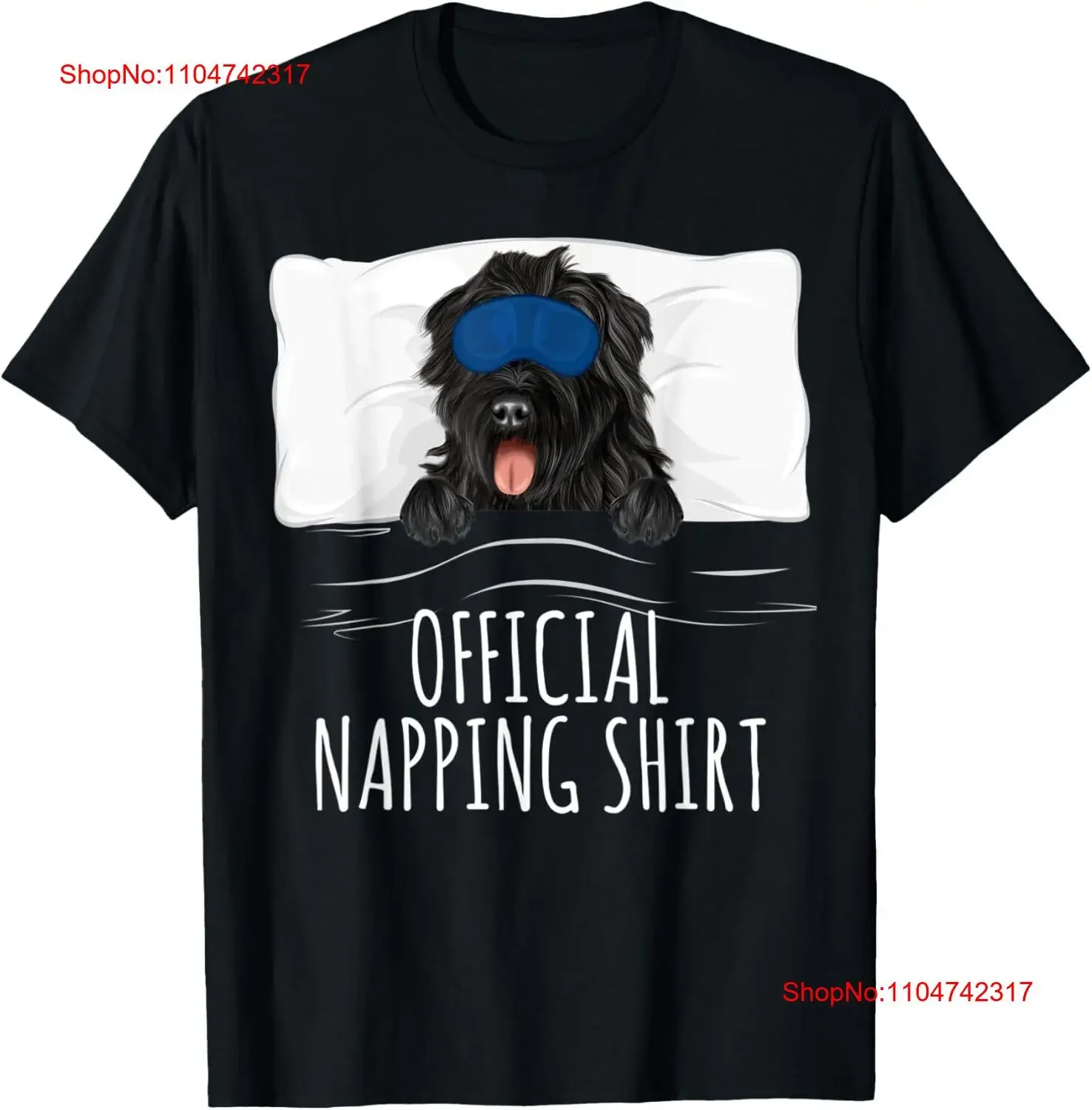 Sleeping Bouvier des Flandres Dog Official Napping T Shirt  vintage Washed Versatile fashion Soft Comfortable graphic