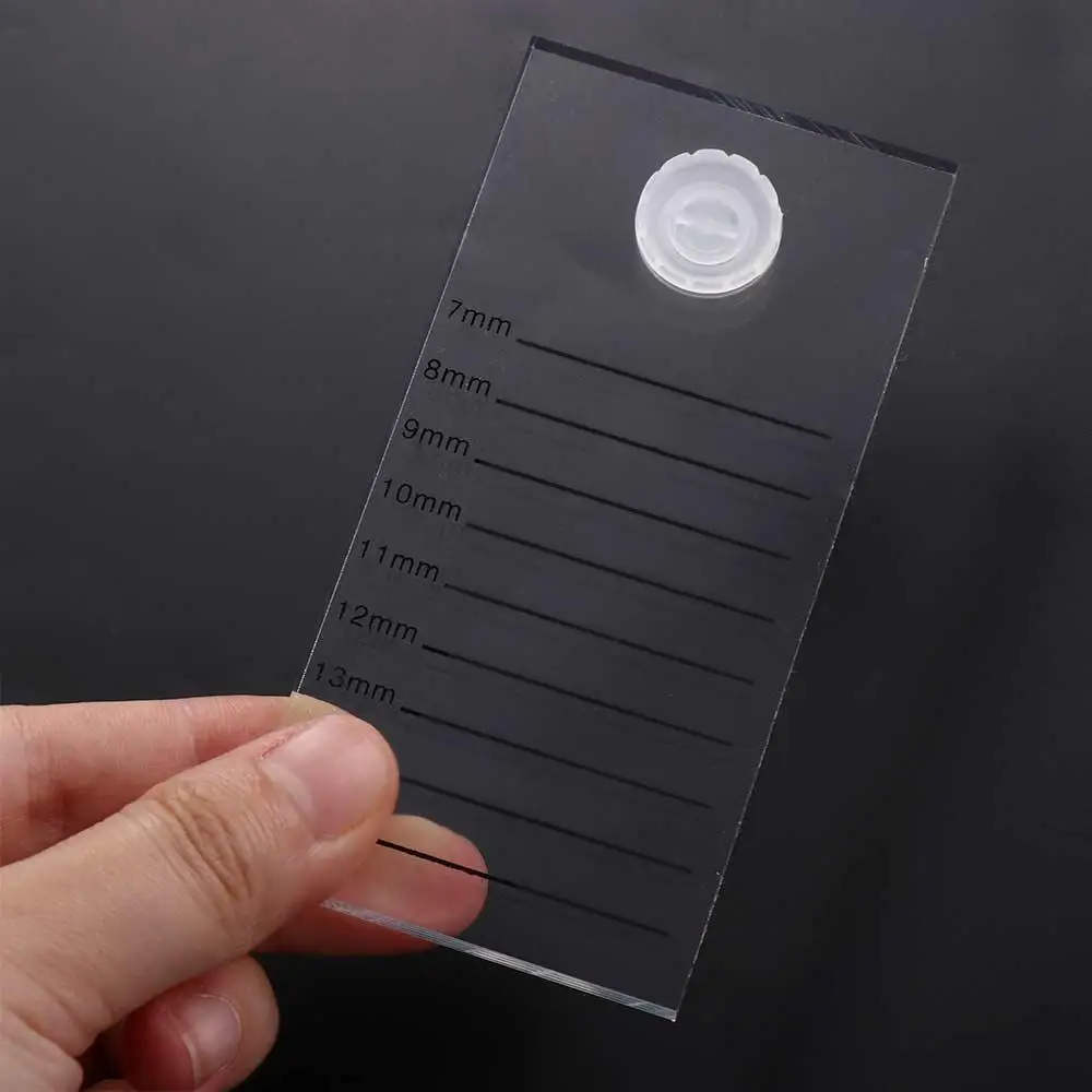 Bandeja de Extensión para Pestañas, Soporte para Pestañas Postizas, Paleta para Pegamento de Pestañas, Bandeja para Pestañas Postizas, Placa Transparente para Pestañas