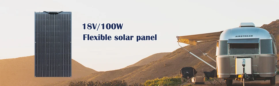 Solar Panels 100W 200W 300W 400W Solar Panel Kit or 18V Flexible Mono Photovoltaic Solar Plate Power 12V 24V Camping Car