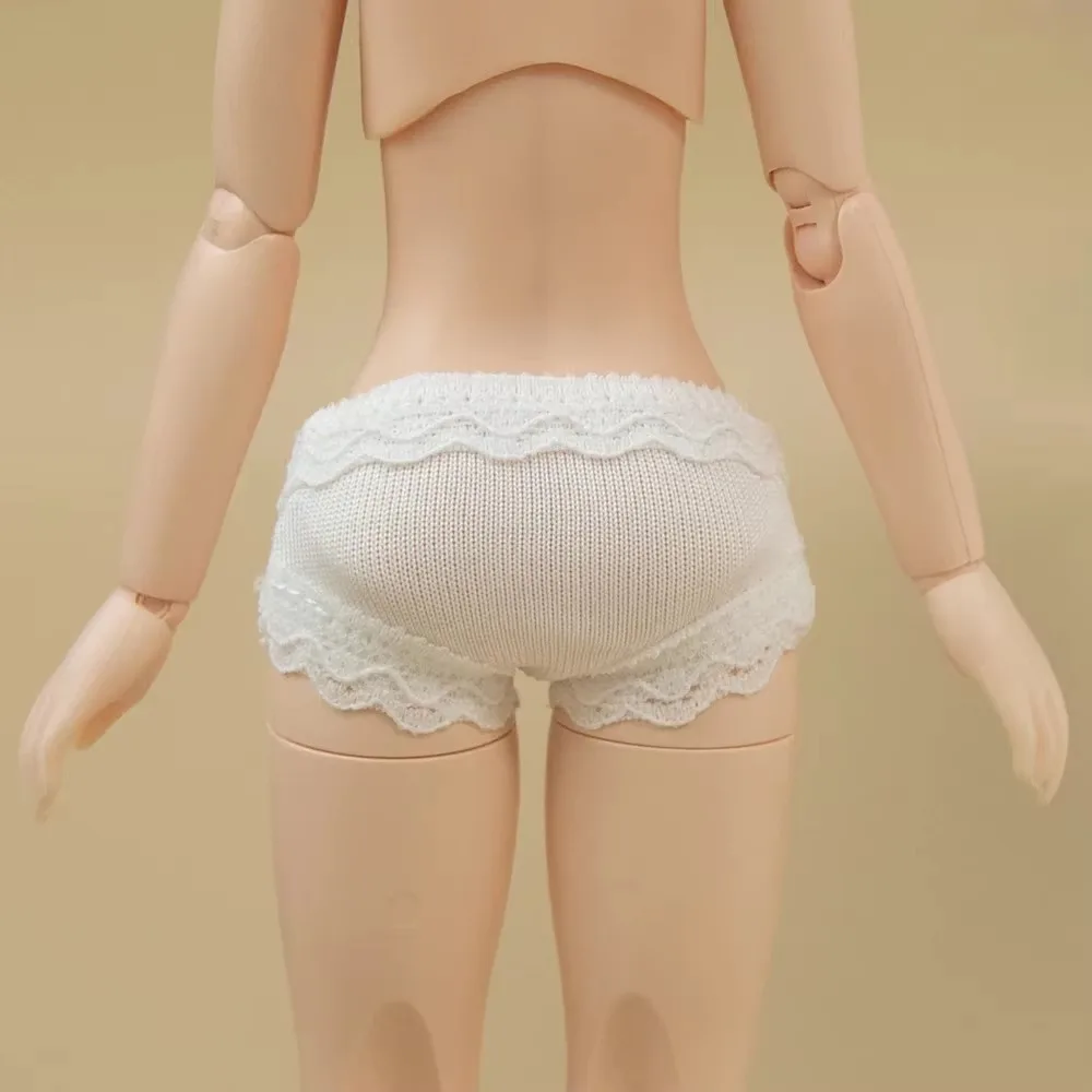 Vêtements mignons de bricolage, Leggings à nœud blanc, pantalons, sous-vêtements en dentelle pour Ymy Licca Azones Ob22 24 27