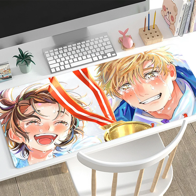 Mouse Pad big Medalist Computer Office Game Table Mats Rubber Anti-slip Gaming Keyboard coaster Long Desk Pads HD Anime Mousepad