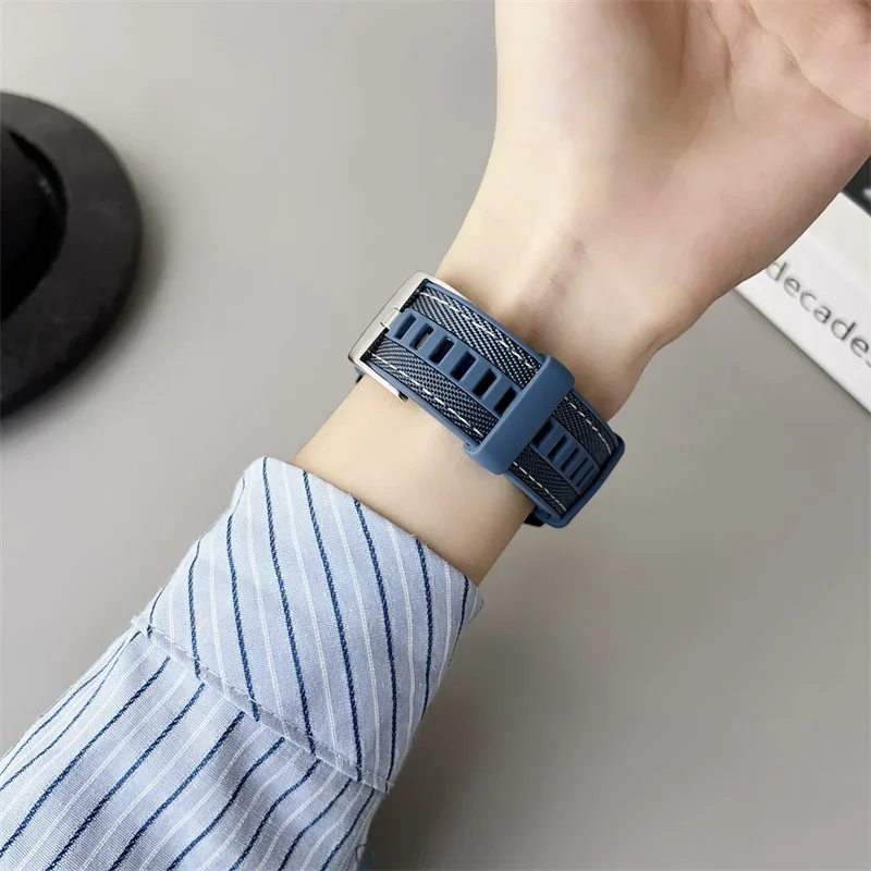 20mm 22mm Nylon Strap For HUAWEI WATCH GT 6 5 4 46mm/Watch 4 5 Pro GT 3 2Pro 46mm 42mm  sport Bracelet Composite Silicone Band