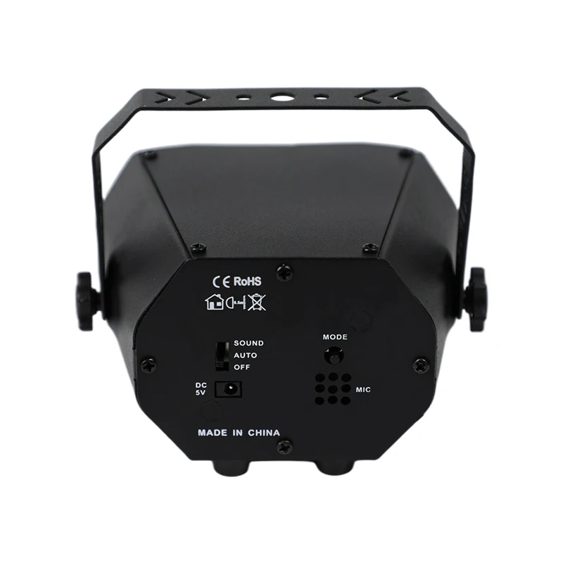 Éclairage laser de scène RVB avec télécommande, effet aurore boréale, contrôle du son, éclairage stroboscopique Chang, DJ Party