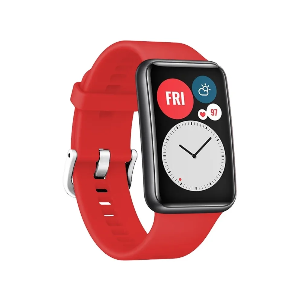 Silicone Strap for Huawei Watch Fit Band Smart Watch Original Replaceable Wristband for Huawei Watch Fit Bracelet Accessories